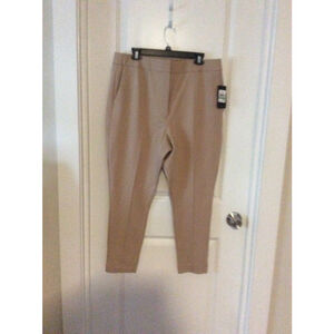 Women's Tommy Hilfiger Beige Ankle Skinny Leg Pants Size 16